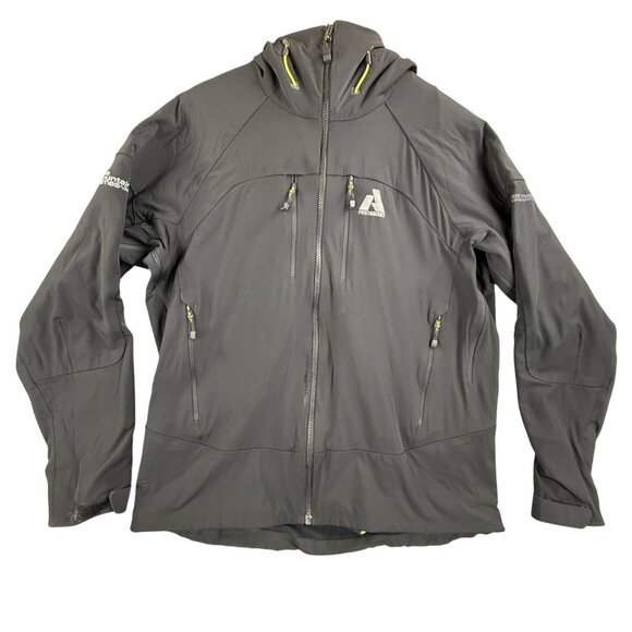 Eddie Bauer Other - Eddie Bauer First Ascent Jacket Men Large Black Hooded Softshell Ski Hiking Coat